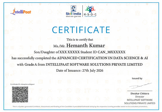 certifiate